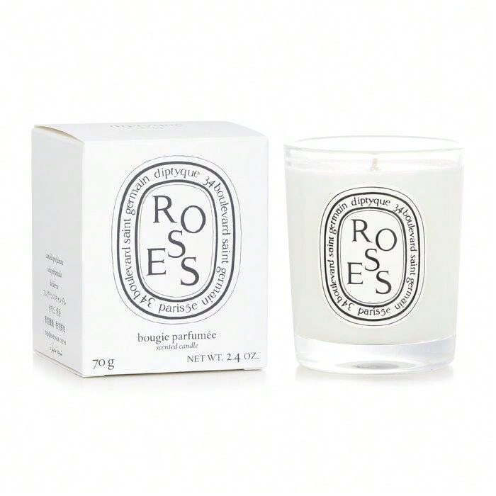Home Fragrance Rose - Vanilla, Lavender, Rose Glass Jar Candles,