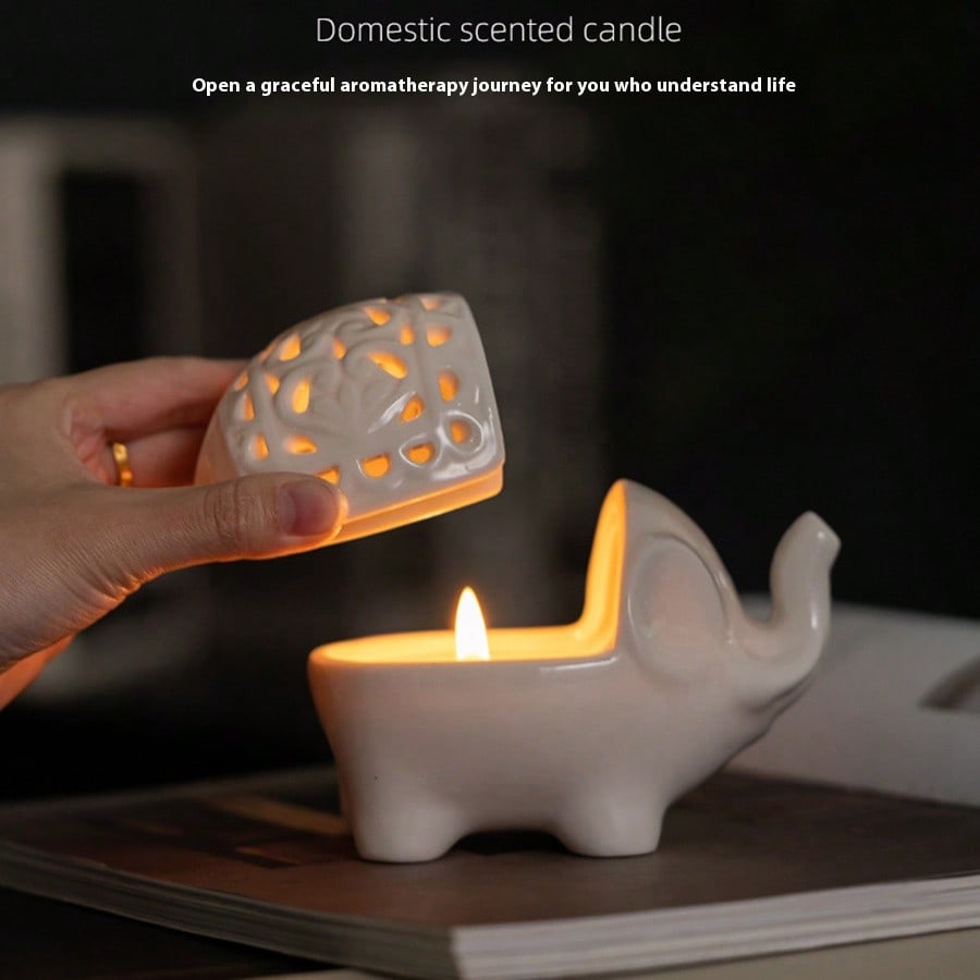 Cute Elephant Ceramic Aroma Bu - đánh giá và giá Wax Melt Burner