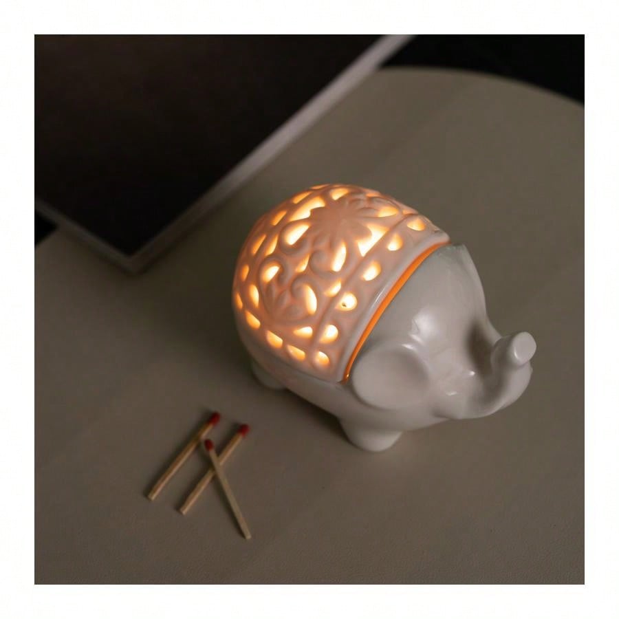 Cute Elephant Ceramic Aroma Bu - đánh giá và giá Wax Melt Burner