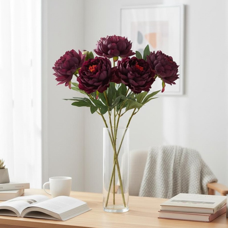 4 pieces of simulated peonies, - đánh giá và giá Home Fragrance Edg