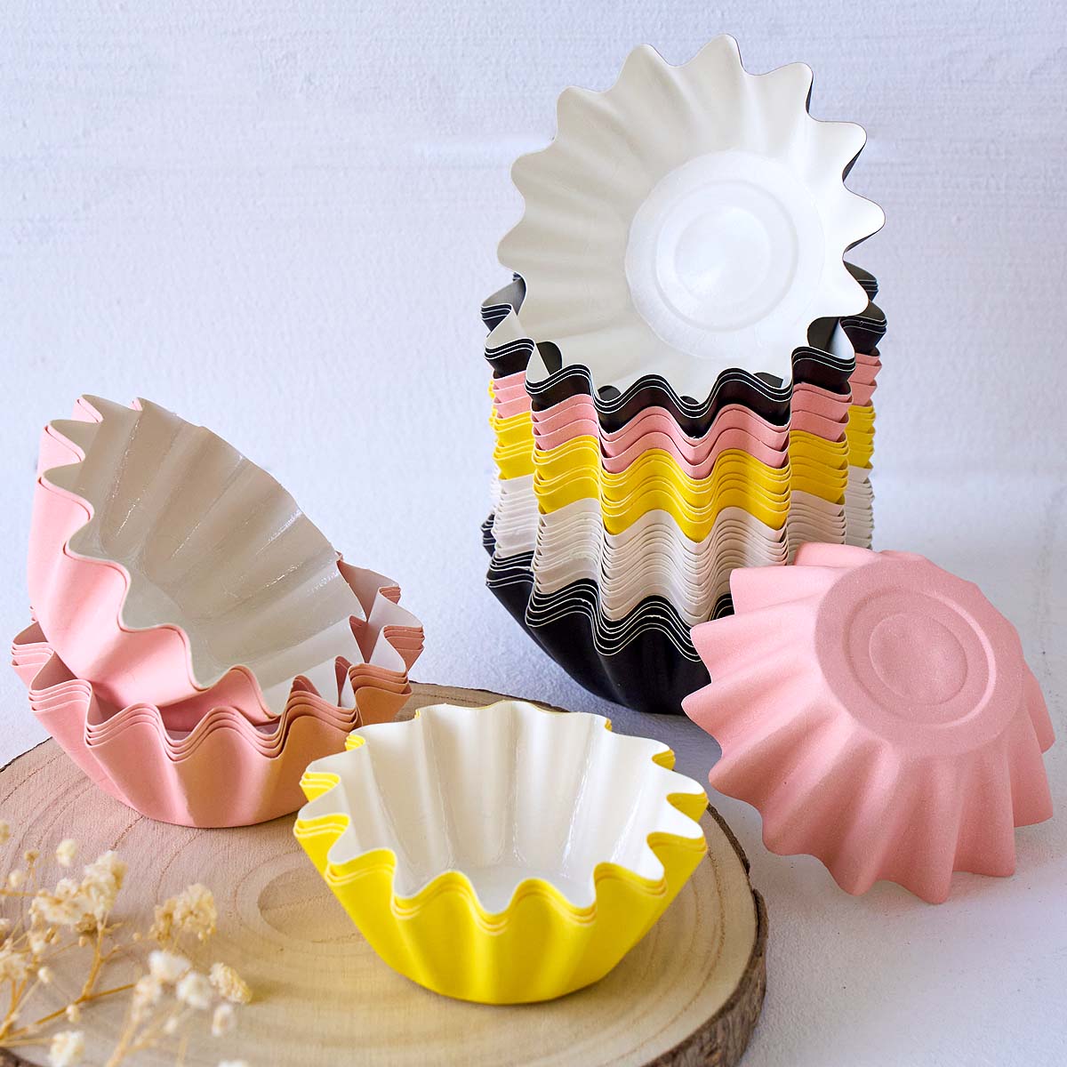 10pcs Wave Edge Wax Coated Pap - đánh giá và giá Home Fragrance Edg